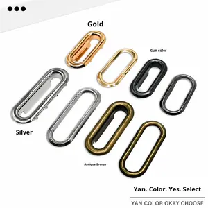 Ojetes Metálicos en Forma de U, Ovalados, Rectangulares y en Forma de Huevo <span class=keywords><strong>para</strong></span> Prendas, <span class=keywords><strong>Calzado</strong></span>, Cinturones y Bolsas de Papel, al por Mayor y en Existencia - Product Image 3