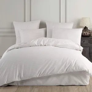 Ensemble de literie double en coton satiné Karden Flower, 4 pièces, housse de couette, drap-housse - Product Image 1
