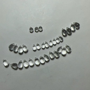 High Quality <strong>Real</strong> 2.1-2.5mm White Sapphire Gemstones Round <strong>Diamond</strong> Cut <strong>Natural</strong> <strong>Loose</strong> Stones Inlay Earrings Fashion Jewelry - Product Image 2