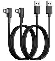 Câble de charge rapide USB-C SUNGUY 18W, câble de données, câble de charge USB vers Micro-B, chargeur de type C pour téléphone portable, batterie externe