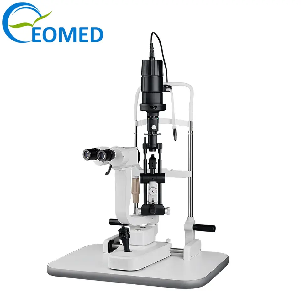 SL-12C haut de gamme lampe à fente Microscope équipement ophtalmique lampe à fente bimicroscope vue plus complète de l'état des yeux