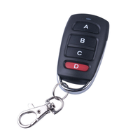 Télécommande duplicatrice pour ouvre-porte de garage 4 boutons 433,92 MHz