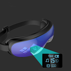 Xách tay LCD không dây thông minh áp suất không khí Iris massage mắt màu xanh răng âm nhạc 4D rung nước nóng điện Eye Massager - Product Image 2