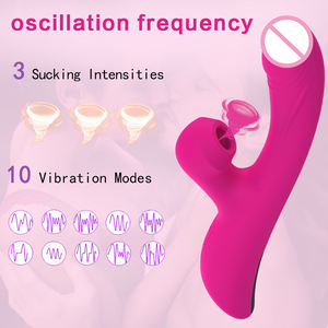 Vibratore clitorideo emozionante 3 In 1 con 10 vibrazioni + 3 modalità di vibrazione di aspirazione della frequenza massaggiatore della Vagina del prodotto - Product Image 2