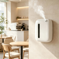 Diffuseur d'huiles essentielles sans eau G501 blanc, petit, intelligent, avec application, système de diffusion de parfum 400ml 900m³, mural, 1.6g/h, temporisation par condensateur, IoT