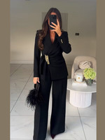 Ensembles Costumes pour Femmes Pantalons Blazers Veste Deux Pièces Tailleurs Femmes
