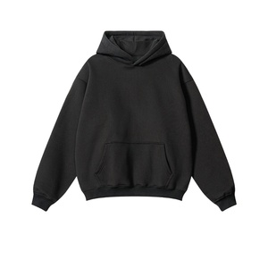 TKAN206D, suéter con capucha para hombre del fabricante, sudadera holgada con hombros caídos, sudadera en blanco Unisex bordada de algodón 100% - Product Image 2