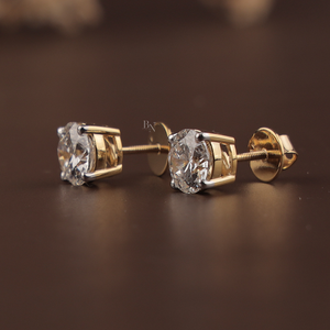 Elegantes Pendientes de Diamantes Cultivados en Laboratorio para Mujer, Plata, Oro de 10K, Oro de 14K, Oro de 18K, Joyería Clásica, Colección de Regalos - Product Image 3
