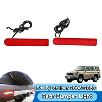 Feux arrière DRL LED pour Toyota Fj Cruiser 2006 - 2020 Feux arrière de pare-chocs Feux de freinage arrière Kits de carrosserie Feux de voiture