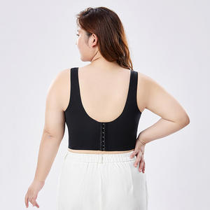 <span class=keywords><strong>M</strong></span> L XL 2XL 3XL 4XL 5XL 6XL grosir kawat bebas sejuk nyaman jeli Strip seksi V Neck ukuran Plus Bra wanita untuk wanita - Product Image 2