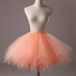 <span class=keywords><strong>Jupon</strong></span> court <span class=keywords><strong>Tulle</strong></span> jupes femmes élastiques couches extensibles été adulte Tutu jupe sous-jupe - Product Image 4