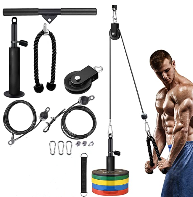 Домашний кабель для фитнеса, тянущийся шкив для груди и спины