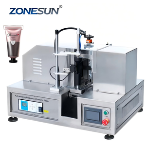 ZONESUN table semi-automatique crème pour les mains dentifrice nettoyant pour le visage ultrasons en plastique Tube souple étanchéité Machine de découpe - Product Image 1