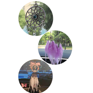 GULAKI Color Dream Catcher Car Fairy Tale Pendant Bedroom Homestay Car Rearview Mirror Decorative Pendant Pendant - Product Image 5
