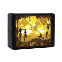 Lampe sculptée en papier Avatar de haute qualité, vente en gros d'usine 2026, décoration de chambre de garçon