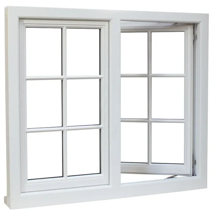 Cheap Latest Design Aluminium Frame Window and Doors Double Swing Casement Window Aluminum Tilt and Turn Windows Supplier Supply