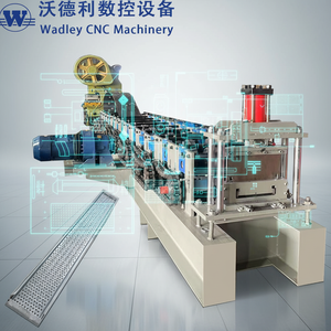 เครื่องขึ้นรูปแผ่นเหล็กสำหรับทำไม้พักนั่งแบบม้วน เครื่องทำแผ่นเหล็กสำหรับทำไม้พักนั่ง เครื่องขึ้นรูปแผ่นเหล็กสำหรับทำแผ่นพื้นทางเดินแบบม้วน - Product Image 1