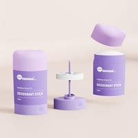 Somewang-Récipient de couleur personnalisé rechargeable, 50g 65g 75g vide, plastique PP, remplissage par le bas, bâton de déodorant corné, emballage cosmétique