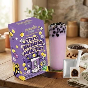 <b>Bubble</b> Tea Kit Instant <b>Boba</b> 150g Box Easy to Use Vegan Flavor - Product Image 1