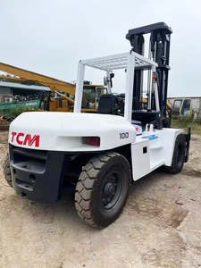Hot Sale Japan Original Heavy Duty Used <b>Forklift</b> TCM100 10 Ton Diesel <b>Forklift</b> for Port Tested low Hours CE Certified - Product Image 5