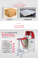 Machine d'essai numérique de résistance du carton LIYI – Testeur de résistance à la perforation du papier cartonné