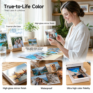 Tinta y <span class=keywords><strong>Papel</strong></span> Adhesivo Compatibles con Canon <span class=keywords><strong>Selphy</strong></span> KP-108IN, Caja de Tinta de 3 Colores, 108 Hojas de <span class=keywords><strong>Papel</strong></span> Brillante de 4x6 para <span class=keywords><strong>Selphy</strong></span> CP1500 <span class=keywords><strong>CP1300</strong></span> - Product Image 5