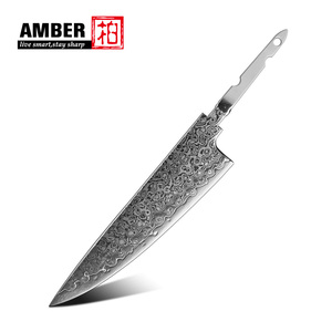 Chất Lượng Cao S35vn Bột Lõi Thép Damascus Thép Nhật Bản Dao Nhà Bếp Trống Lưỡi Mà Không Cần Xử Lý - Product Image 2