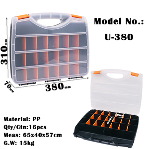 Rõ Ràng Nắp <span class=keywords><strong>Stackable</strong></span> Câu Cá Giải Quyết Hộp Lưu Trữ Phần Cứng Các Bộ Phận Nhỏ Với Biểu Tượng Tùy Chỉnh Và Có Thể Tháo Rời Chia Hộp Công Cụ Bằng Nhựa - Product Image 3