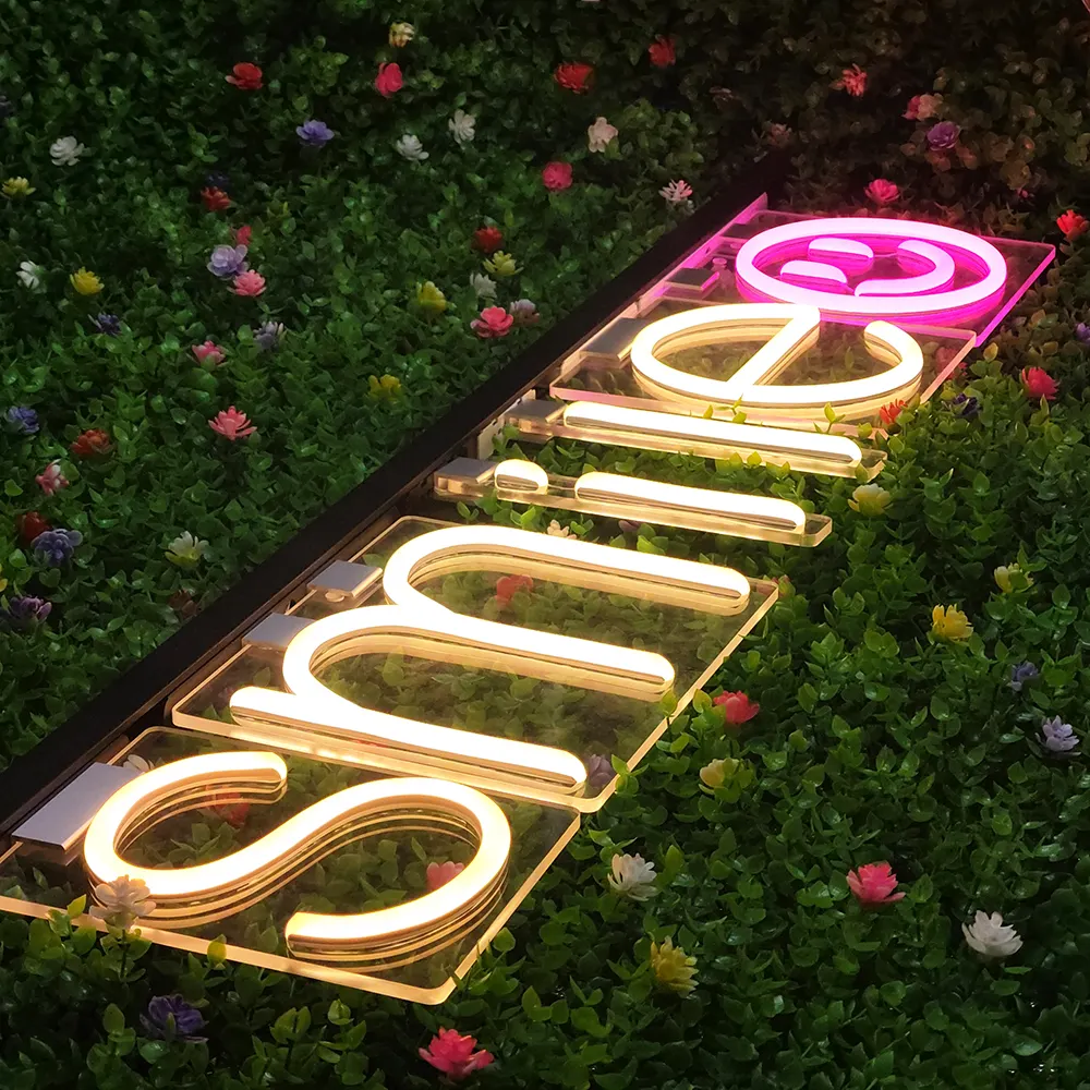 2024 New 12V Channel Track With Magnetic Acrylic Letters Newest Style Neon Sign design