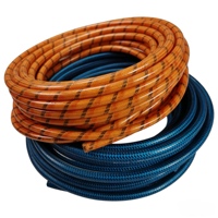 Tuyau d'irrigation agricole flexible à haute pression entièrement tressé en PVC renforcé de fibres