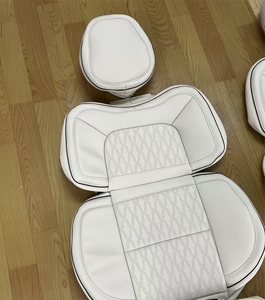 Funda de Asiento de Coche de Cuero Nappa Blanco Personalizada, Reemplazo Completo para Lincoln Navigator Business Car - Product Image 6