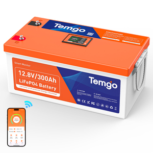Baterai LiFePo4 EU US Stock 12V 300Ah Dengan Fungsi Pemanas Bluetooth Tahan Air IP65 Baterai Lithium Tenaga Surya - Product Image 1