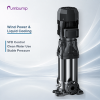 Pompe verticale en ligne CDLF pour équipements de refroidissement par air et liquide, contrôle VFD, eau propre, pression stable, circulation industrielle