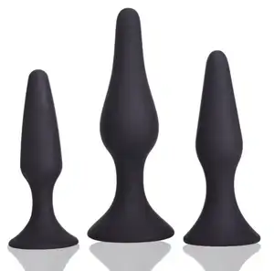 3Pcs/Set Unisex Silicone Butt plugs With Suction Cup Adult Anal Plug Sex Toys Prostate Massager Anus Masturbator Sex Product%