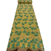 Tissu de dentelle africaine NI.AI 2026, tissu de dentelle nigériane de haute qualité, tissu de dentelle brodé pour mariage avec pierres