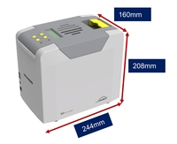Printer Kartu PVC Satu Sisi Tipe DTC Seaory S25 Ukuran Kecil untuk Desktop pada Direct-to-card Impresora