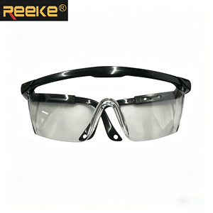 Industriële veiligheidsbril Custom REEKE, heldere anti-condens, chemisch bestendige glazen, CE EN166 goedgekeurd, PC materiaal, zijdelingse bescherming - Product Image 3