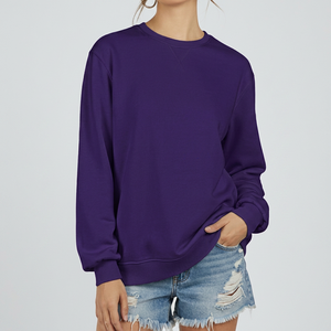 Sweat-shirt unisexe à col rond, logo personnalisé sur le devant, 100% coton molletonné, coupe classique, décontracté, respirant, 350g, hiver, vente en gros - Product Image 1