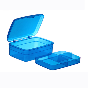 Fiambrera sin BPA para niños, contenedor de comida de 2 capas, contenedor de plástico - Product Image 5