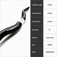 Guidon de trottinette électrique Carbonrevo – Pièce de rechange améliorée pour trottinette électrique, performance stable, léger et résistant à l'usure