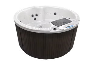 Vasca Idromassaggio Quadrata Moderna Personalizzata per Esterni con 45 Getti Massaggianti, Vasca Idromassaggio a Sorgente Calda per Uso Domestico in Acrilico per Interni, Incluso <span class=keywords><strong>Massaggio</strong></span> Piedi - Product Image 1