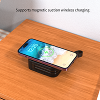 Power Bank 10000mAh Kabel Pengisi Daya Terintegrasi Pengisi Daya Ponsel Nirkabel Colokan Perjalanan Multi Negara yang Dapat Diganti Layar Digital