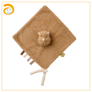 Adorable <span class=keywords><strong>Doudou</strong></span> Lapin en Peluche Douce, Serviette de Dentition, Support de Sucette pour Bébé, Jouet de Confort pour le Sommeil des Nourrissons, Vente en Gros - Product Image 3