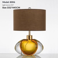 Lampe de Chevet en Verre Style Nordique pour Chambre à Coucher, Lumière Ambiante de Luxe 220V pour Maison, Showroom, Salon, Hôtel