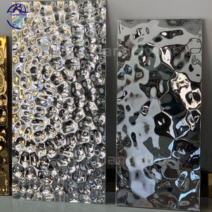 Azulejos de techo Paneles de techo de cascada Tablero de techo de aluminio barato de color chapado interior decorativo - Product Image 4