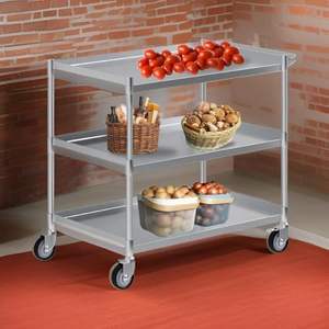 ציוד מטבח מסחרי נירוסטה <span class=keywords><strong>3</strong></span> מדף שירות עגלת מתכת 24 \ "x15 \" x33 \ "x33 \" ציוד מטבח מסחרי - Product Image 5