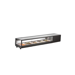 Refrigerador Exhibidor de <span class=keywords><strong>Sushi</strong></span> para Mostrador, Vitrina Comercial, Refrigerador de Mesa, Equipo de Catering para Hostelería - Product Image 1