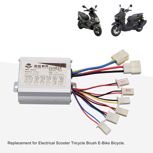 GOOFIT Régulateurs <span class=keywords><strong>de</strong></span> <span class=keywords><strong>vitesse</strong></span> <span class=keywords><strong>de</strong></span> moteur à brosse DC 36V 500W <span class=keywords><strong>pour</strong></span> scooter électrique Tricycle Brosse E-Bike Bicycle - Product Image 5