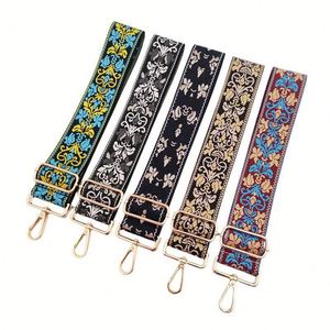 Nuevo bolso Retro Jacquard grueso con estilo étnico bordado monedero ancho accesorios hombro bandolera - Product Image 2