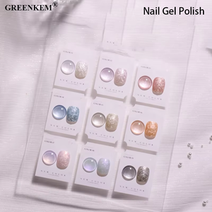 Esmalte <span class=keywords><strong>de</strong></span> Uñas con Diseño <span class=keywords><strong>de</strong></span> Hilo <span class=keywords><strong>de</strong></span> Perla, Textura Brillante Fina para Otoño Invierno, Esmalte <span class=keywords><strong>de</strong></span> Uñas Profesional <span class=keywords><strong>de</strong></span> Gel UV Personalizado - Product Image 4